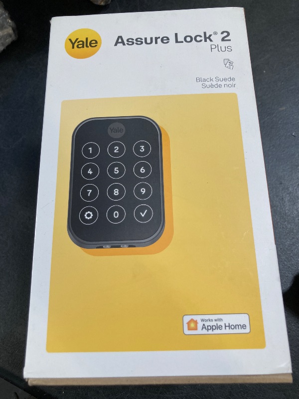 Photo 1 of Yale Assure Lock 2 Plus Deadbolt with Wi-Fi Connect, Black Suede, for Vacation Rental Hosts, YRD450-N-CB1-BSP