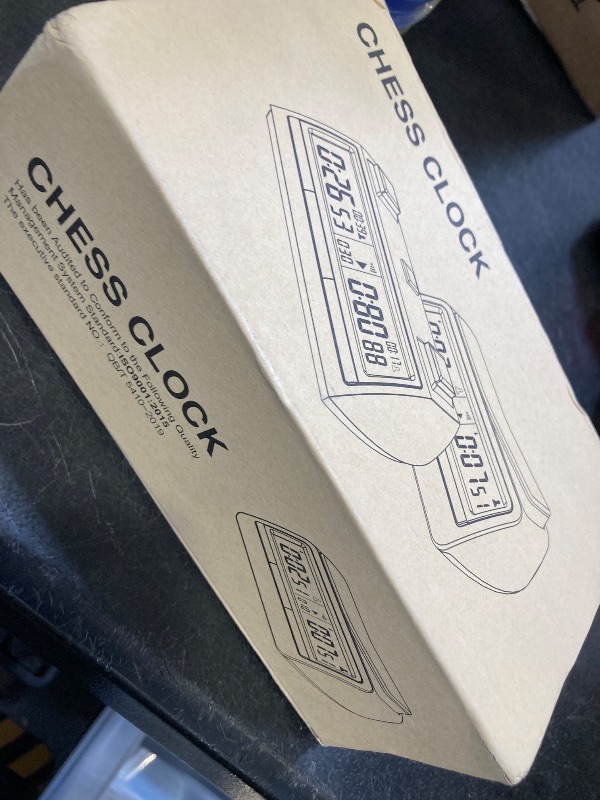 Photo 1 of [2023 New] Xflyee Chess Clock - Digital Chess Timer, Available for Portable Timer for Board Games and Chess with Bonus and Delayed Countdown Function