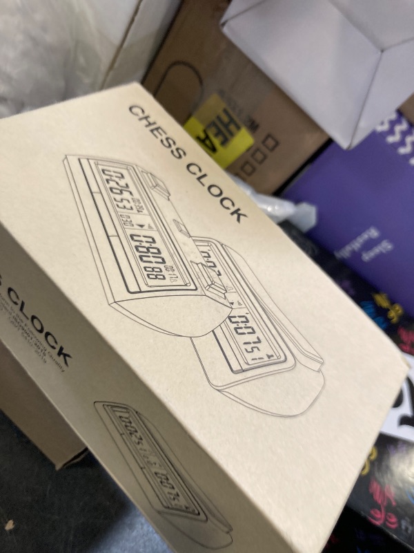 Photo 1 of [2023 New] Xflyee Chess Clock - Digital Chess Timer, Available for Portable Timer for Board Games and Chess with Bonus and Delayed Countdown Function