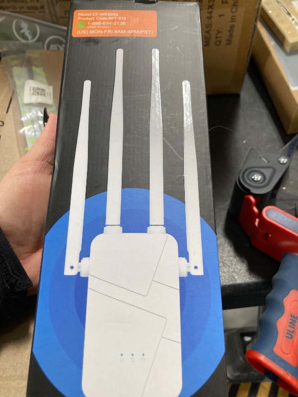 Photo 1 of 2026 WiFi Extender Signal Booster - up to 10000 sq.ft Coverage, Wireless Booster - Long Range Internet Repeater, WiFi Booster and Signal Amplifier w/Ethernet Port, 1-Tap Setup