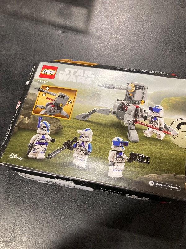 Photo 1 of LEGO Star Wars 501st Clone Troopers Battle Pack Toy Set, Buildable AV-7 Anti Vehicle Cannon, with 4 Clone Trooper Minifigures, Portable Travel Toy, Great Birthday Gift for Kids Ages 6 and Up, 75345