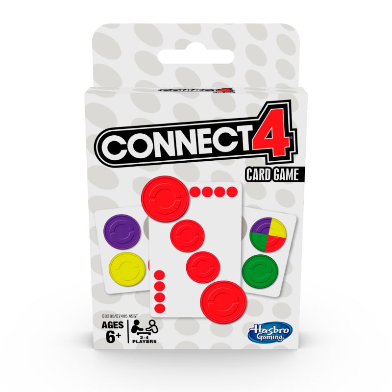 Photo 1 of Hasbro - Gaming - Connect 4 Card Game - GAMES (MISC) - Multicolor