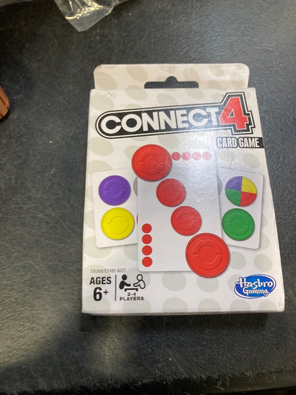 Photo 1 of Hasbro - Gaming - Connect 4 Card Game - GAMES (MISC) - Multicolor