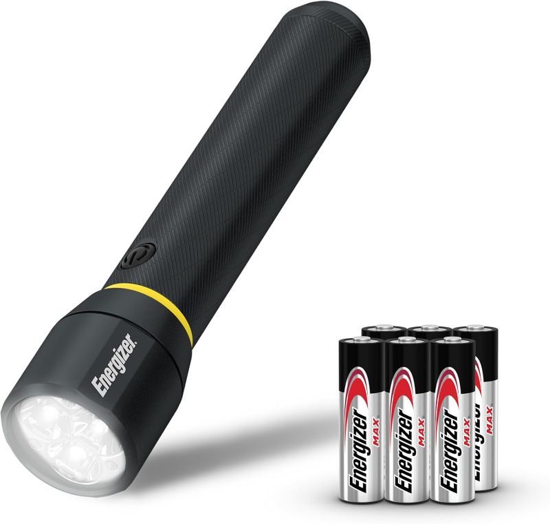 Photo 1 of * PLEASE SEE NOTE * Energizer LED Flashlight Vision PRO, Ultra Bright 1000+ Lumens, IPX4 Water Resistant, Aircraft-Grade Aluminum LED Light, Rugged Metal Flash Light for Outdoors, Emergency Power Outage, Black