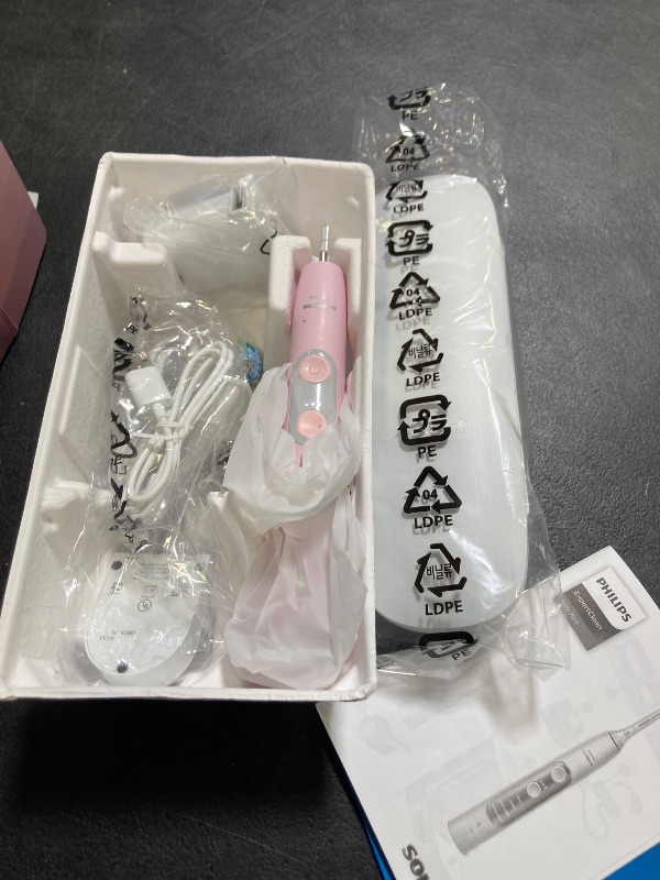 Photo 1 of Philips Sonicare ExpertClean 7500 Pink, Rechargeable Electric Power Toothbrush, HX9690/07