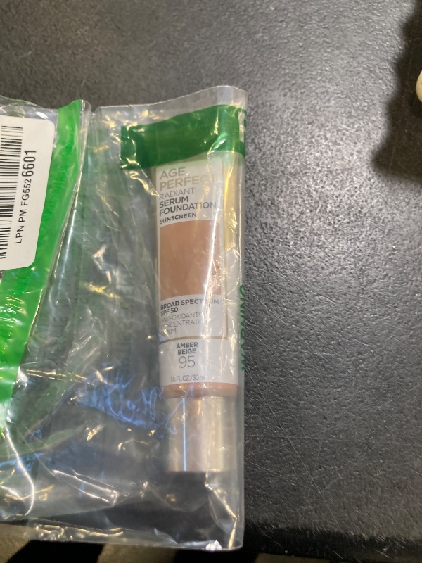 Photo 1 of L'Oreal Paris Age Perfect Radiant Serum Foundation with SPF 50, Ivory Beige, 1 Ounce