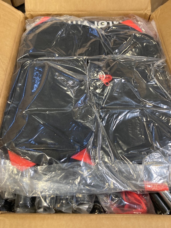 Photo 1 of Baseball Batting Practice Net, 7x7 Ft, with Tee and 9-Hole Strike Zone Target, Portable with Carry Bag (Red)