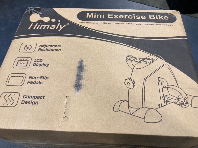 Photo 1 of Mini Exercise Bike, himaly Under Desk Bike Pedal Exerciser Portable Foot Cycle Arm & Leg Peddler Machine with LCD Screen Displays
