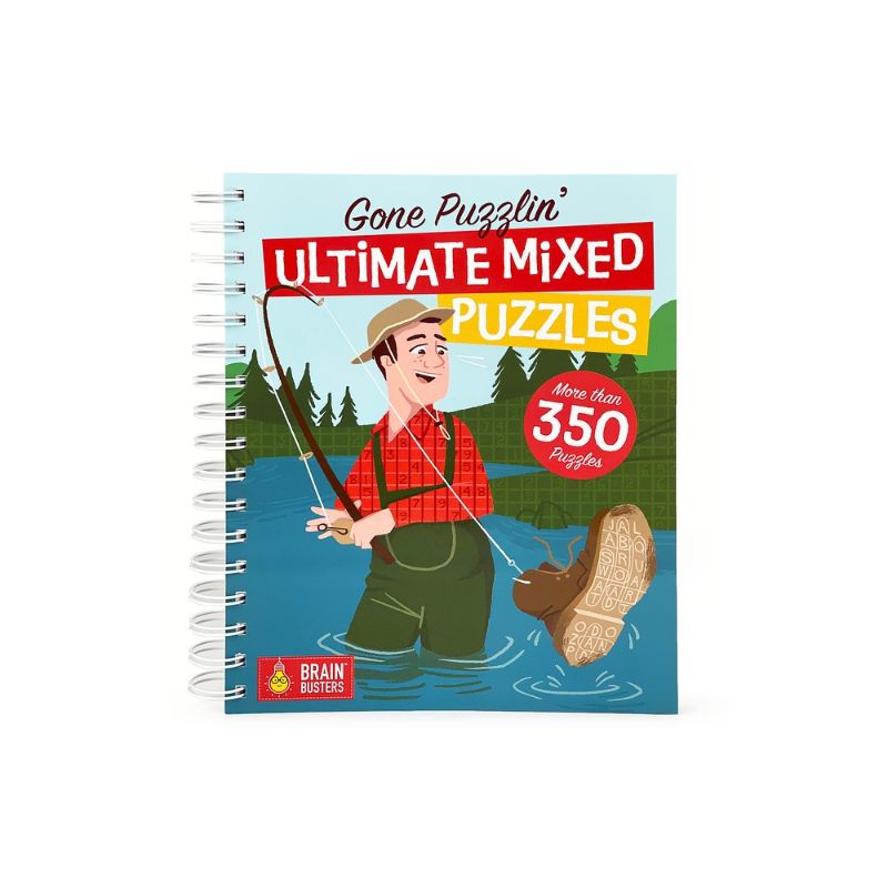 Photo 1 of Gone Puzzlin' Ultimate Mixed Puzzles - (Brain Busters) by Parragon Books (Paperback)
