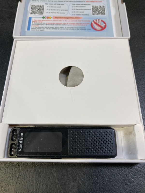 Photo 1 of 80GB Voice Activated Recorder with Playback, Vandlion 1536Kbps HD Digital Recording Device (70Hrs Recording Time) with Noise Reduction, Password for Lectures Meetings Interviews Classes