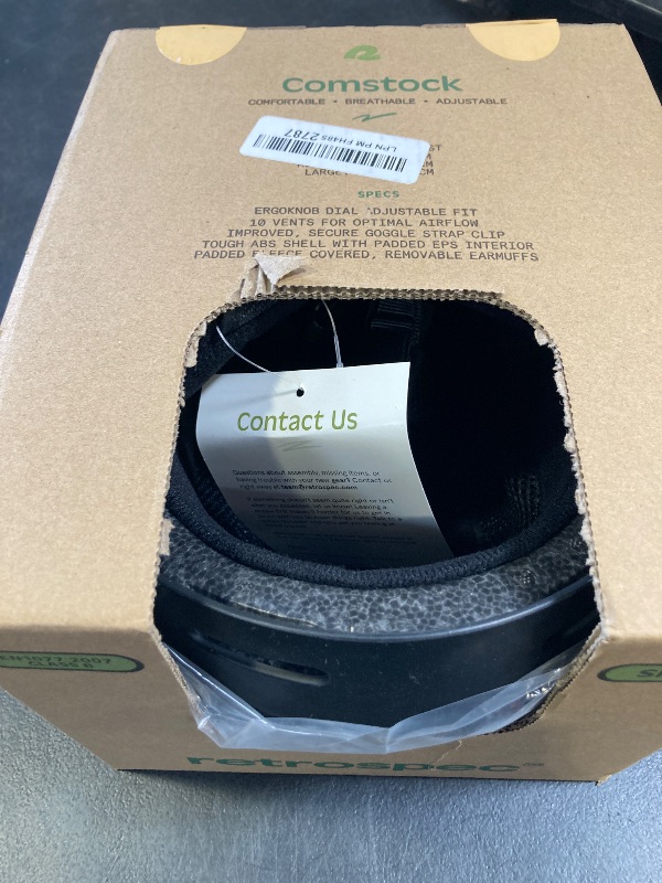 Photo 1 of New Title : Retrospec Comstock Ski & Snowboard Helmet for Adults - Durable ABS Shell, Protective EPS Foam & 10 Cooling Vents - Adjustable Fit for Men & Women, Matte Black, Small 51-54cm