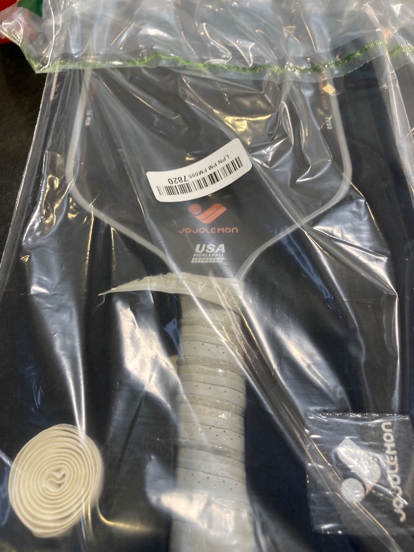 Photo 1 of JOJOLEMON Pickleball Paddles, Raw Carbon Fiber Rackets with 16mm Polymer Honeycomb Core, Hybrid Racquet Designed for Ultimate Spin & Consistency - USAPA Approved