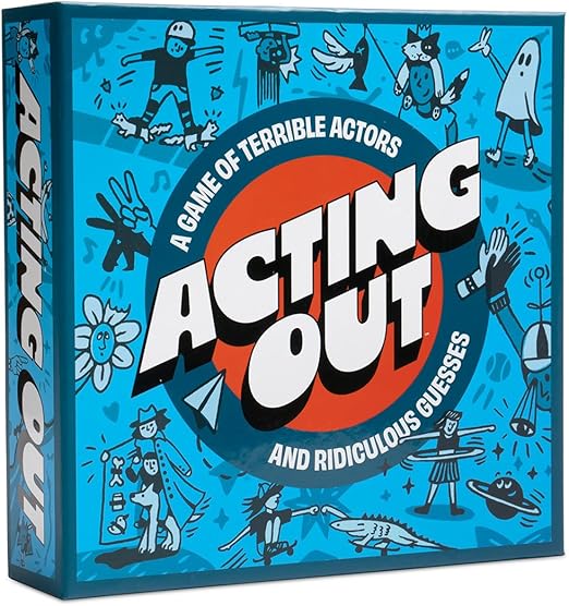 Photo 1 of DSS Games Acting Out [Fun Charades & Guessing Card Game for Kids, Tweens, & Adults | 200 Hilarious Card Prompts | Perfect for Family Game Night, Vacation, Quality Time | Ages 12 and Up]
