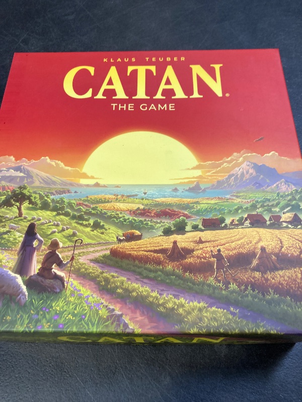 Photo 1 of CATAN Board Game (6th Edition) Trade, Build & Settle in The Classic Strategy Game for Family, Kids & Adults, Ages 10+, 3-4 Players, 60-90 Min Playtime