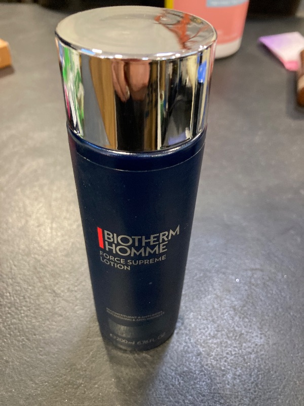 Photo 1 of Biotherm Force Supreme Lotion, Replenishing & Anti-Aging Face Lotion for Men with Pro-Xylane and Cedar Bud Extract, Firms and Tones the Skin, Helps Reduces Signs of Aging, 6.8 Fl. Oz.