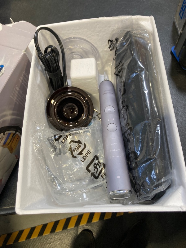 Photo 1 of Philips Sonicare DiamondClean Smart 9300 Electric Toothbrush, Sonic Toothbrush with App, Pressure Sensor, Brush Head Detection, 4 Brushing Modes and 3 Intensity Levels, Grey, Model HX9903/45