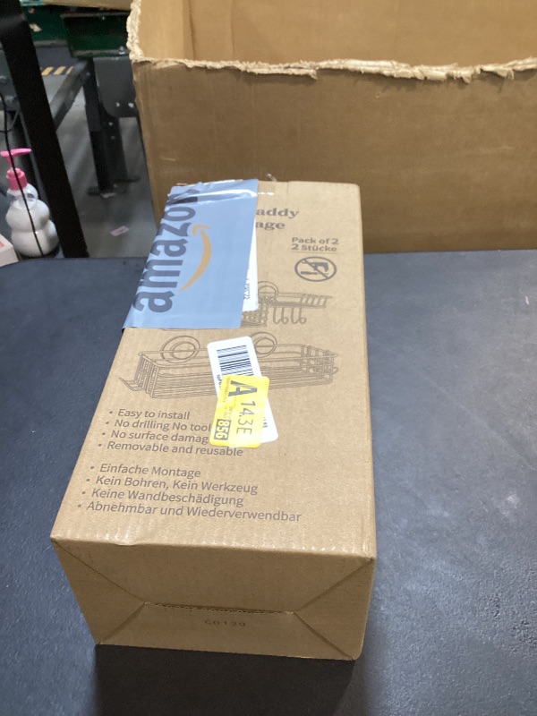 Photo 1 of LEVERLOC Shower Caddy Suction Cup, 2 Pack suction shower shelf with Hooks & Soap holder, NO-Drilling Bathroom Holder, Rustproof bathroom organizer, Black