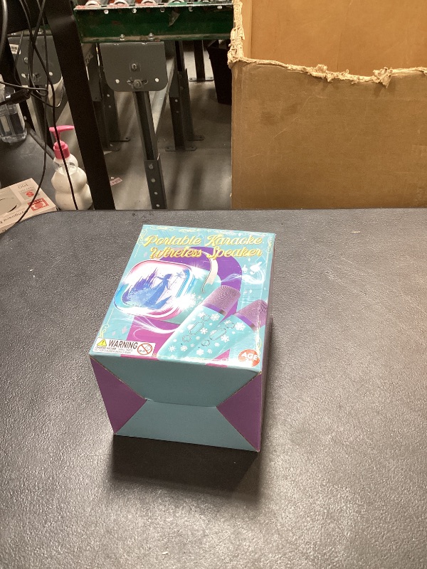 Photo 1 of Mini Karaoke Machine for Kids,5 Voice Effects - Portable Bluetooth Speaker with 2 Wireless Mics LED Lights for Boys Girls Ages 3-12| Kids Karaoke Machine Birthday Gift Toy for Singing,Party & Play