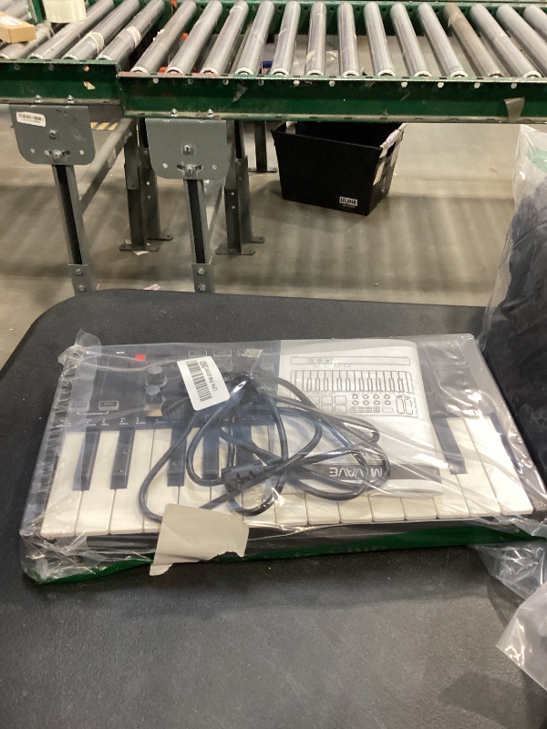 Photo 1 of DaierTek Midi Keyboard Controller 25 Key Portable Mini Bluetooth with 8 Backlit Drum Pad, 8 Knobs and Music Production Software for Computer Recording, Music Production