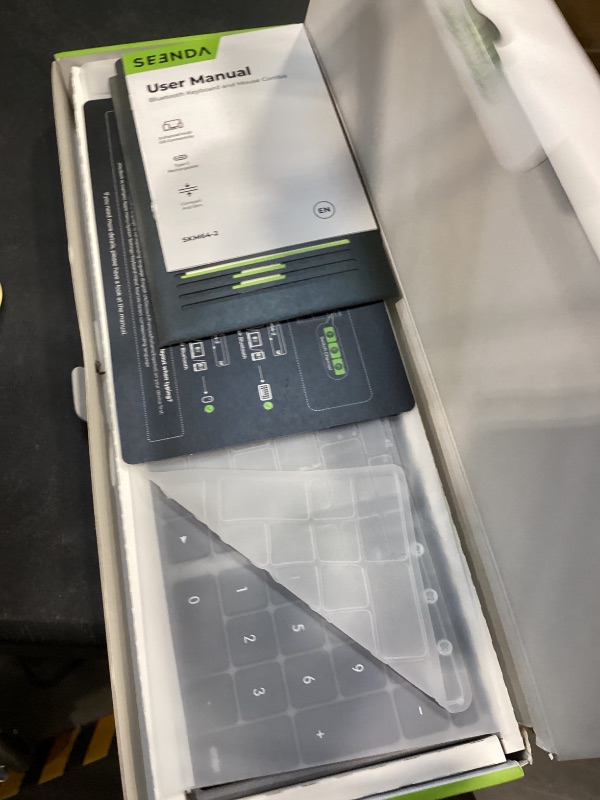 Photo 1 of seenda Bluetooth Keyboard and Mouse Combo for Mac, SKM64-2 Rechargeable Slim Wireless Keyboard Mouse Compact, 3 Multi-Device Connection, Compatible for Mac, MacBook Pro/Air, iPad, Black Gray