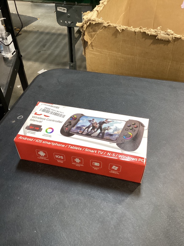 Photo 1 of Joso Mobile Gaming Controller for iPhone/iPad/Tablet, Android Wireless Controller with Hall Effects Joysticks, Support PC/Switch, Play Cloud Games/PS Remote Play/COD/Genshin Impact & More - Blue+Red