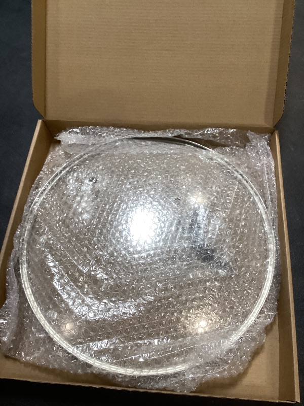 Photo 1 of 12 Inch Pan Lid - Glass Lid with Stainless Steel Handle for Frying Pan and Pots (12" Lid)