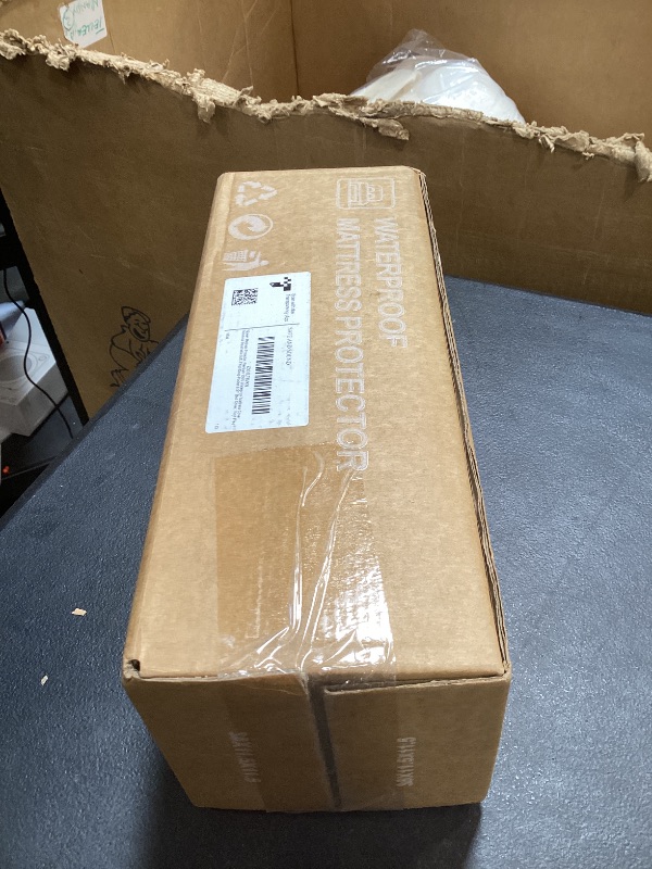 Photo 1 of Safe and Sound Waterproof Mattress Protector, Queen Size Premium Mattress Cover, Noiseless Breathable Soft, Fitted Deep Pocket 8-21 Inch Bed Cover, Machine Washable