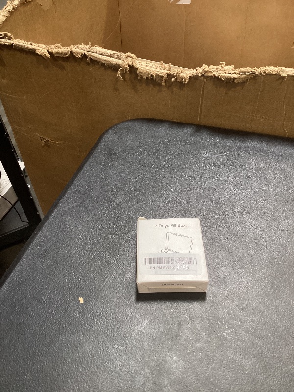 Photo 1 of 7 Days Chromed Shiny Silver Pill Organizer with Mirror Inside Has 8 Separate Compartments Rectangle,Versatile Storage for Medication - Ideal Travel Accessory (Painted Flowers)