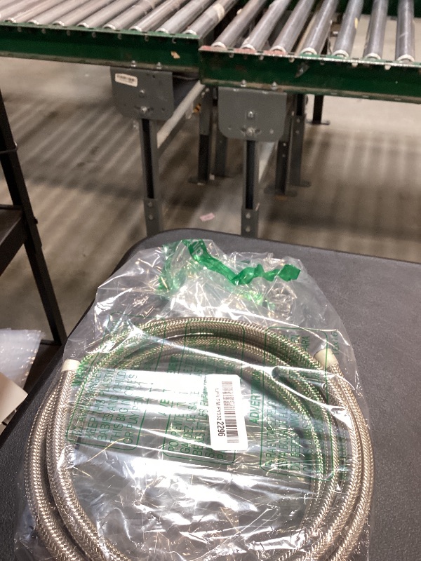 Photo 1 of 6AN 10Feet Stainless Steel Nylon Braided Fuel Line Hose Oil Gas Hose Oil Line Hose Silver