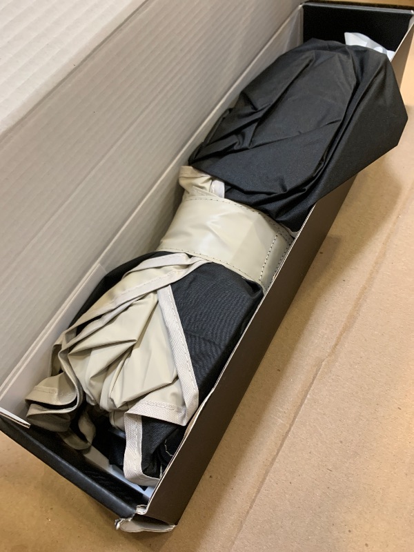 Photo 1 of [Upgraded] Nmoiss Windshield Sun Shade Umbrella - [Vinyl Coating Heat Shield] Protect Car from Sun Rays & Heat Damage Keep Cool and Protect Interior, Spring Structure Edge Medium 56" L x 31" W