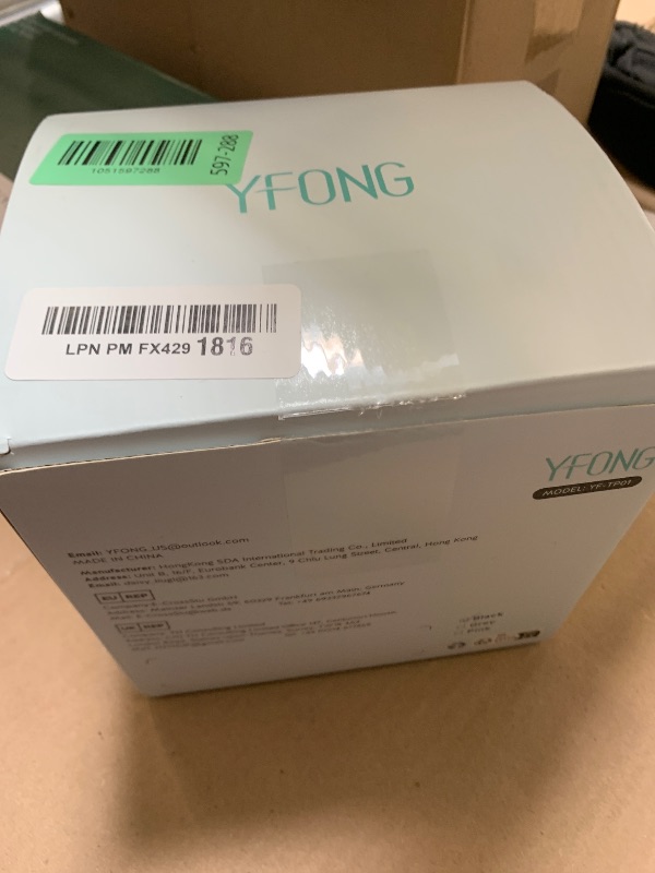 Photo 1 of YFONG Travel Pillow for Long Flight Airplanes, Head Strap Combo with 3D Contoured Eye Mask for Sleep, Neck Pillow for Car Trip Essential, 360° Support Memory Foam Headrest, Prevent Head Bobbing, Black