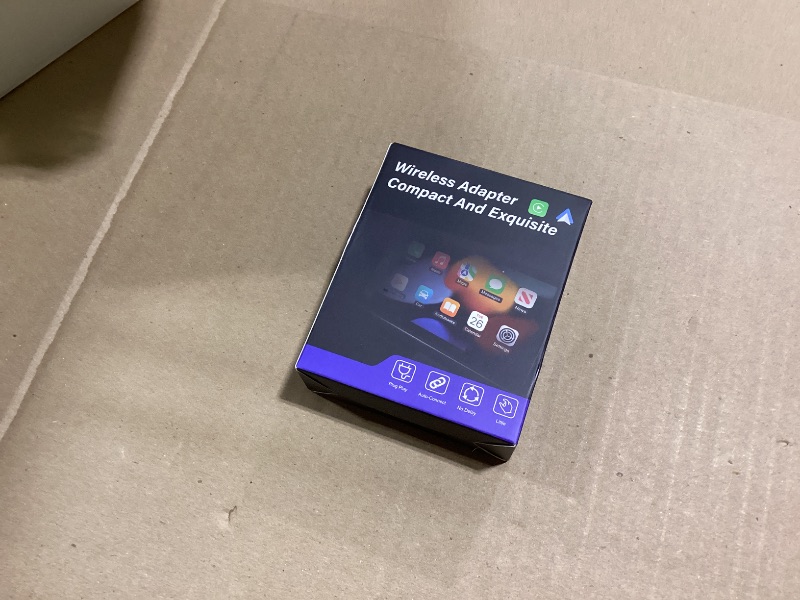 Photo 1 of 2026 Aimoon Mini Wireless CarPlay Adapter Upgrade Wired to Wireless for CarPlay & Android Auto Plug and Play Fast Auto-Reconnect Stable Control Zero Delay Car Play for iPhone iOS 10+ Android 11+