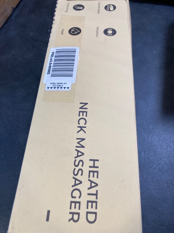 Photo 1 of 3-in-1 Neck Massager for Pain Relief Deep Tissue with Heat, Portable Memory Foam Cervical Massager Pillow with Traction for Neck Hump Comfort & Shoulder Relaxation at Home/Office/Travel (Corded)