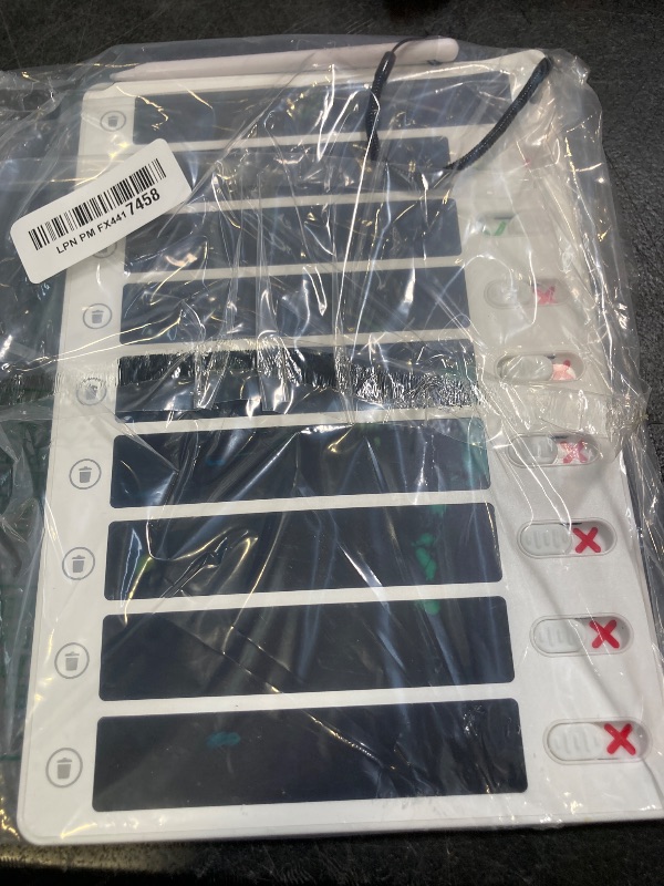 Photo 1 of Autonomier Upgrade 1Pack LCD Writing Tablet Magnetic Chore Chart, to Do List ADHD Tool, 10.3"X7.1" One-Click Clear Digital Rewritable Board for Fridge with 8 Sliders