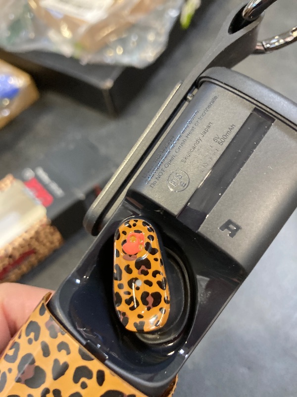 Photo 1 of Skullcandy Method 360 ANC Wireless Earbuds, Sound by Bose, Bluetooth Headphones, Premium Noise Cancelling, Up to 40 Hrs Battery, Sweat and Water Resistant, Microphone for iPhone Android - Leopard