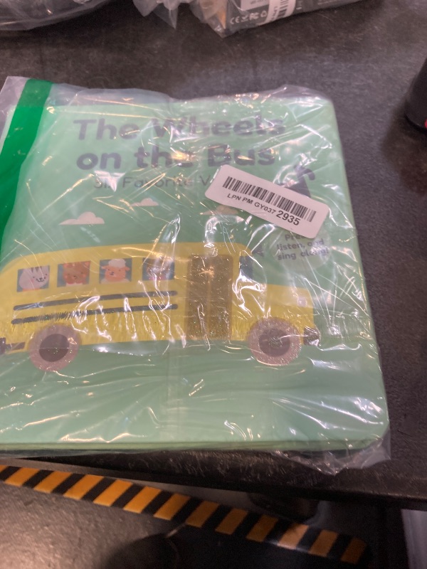 Photo 1 of Calis Books The Wheels on the Bus Book - Rechargeable Musical Book, Headphone Jack, Books for 1 Year Old, Musical Book for Toddlers 1-3, Musical Toy Toddlers