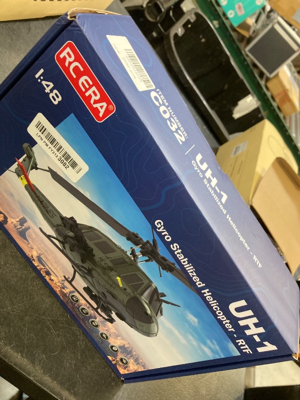 Photo 1 of NBJIALIN RC ERA C032 UH-1 Huey Helicopter - Remote Control Helicopters for Adult, 1/48 Sacle 2.4G 6CH Gyro Stabilized Aircraft with Altitude Hold & Optical Flow,3D Stunt Drone (Pink)