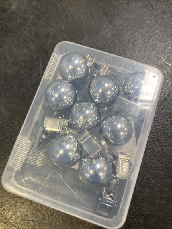 Photo 1 of 8 Pack Heavy Duty Tablecloth Weights, Stainless Steel Balls with Metal Tablecloth Clips for Outdoor Tables, Curtains & Christmas Flag, Add 19.2oz Weights for Holiday Dinner Party or Outdoor Picnic
