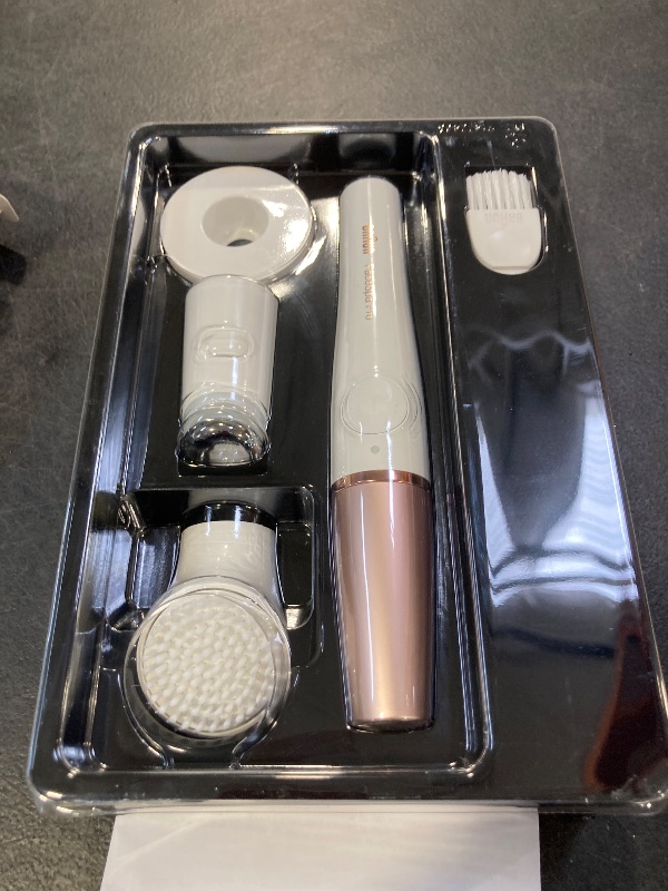 Photo 1 of Braun Face Epilator Facespa Pro 911, Facial Hair Removal for Women, Hair Removal Device, 3-in-1 Epilating, Cleansing Brush and Skin Toning with 3 Extras