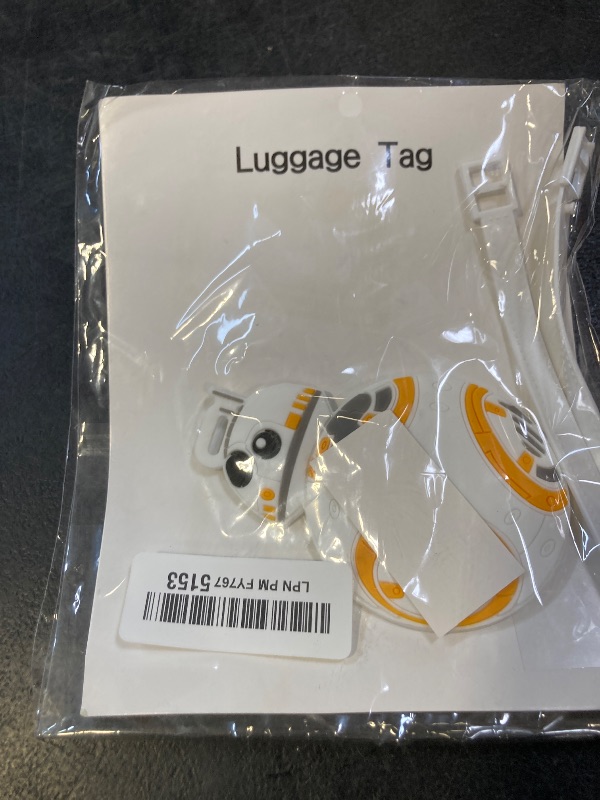 Photo 1 of 4 Pcs Set Star Wars Kylo Ren BB8 Stormtrooper R2D2 Silicone Travel Luggage Baggage Identification Labels ID Tag for Bag Suitcase Plane Cruise Ships with Belt Strap