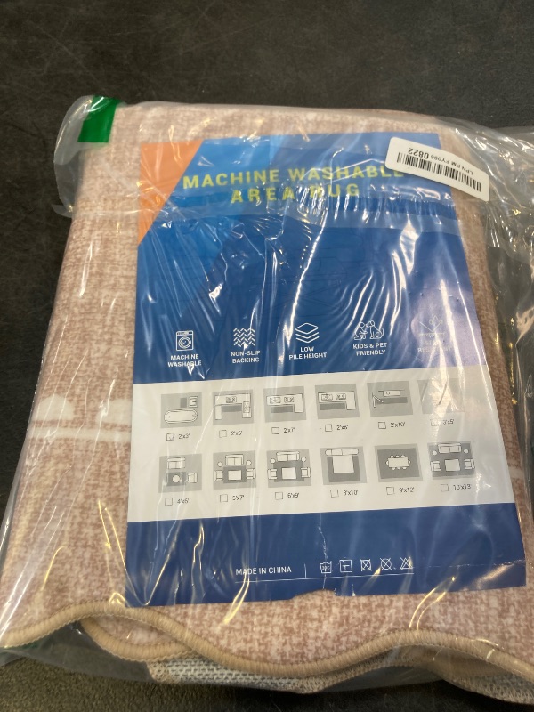 Photo 1 of GarveeHome Scalloped Bow Rug for Kitchen Floor, Solid Camel Rug for Dorm, Washable Entryway Rugs 2x3 Soft Low Pile Non Slip Scalloped Rugs for Nursery Bedroom Decor Hallway