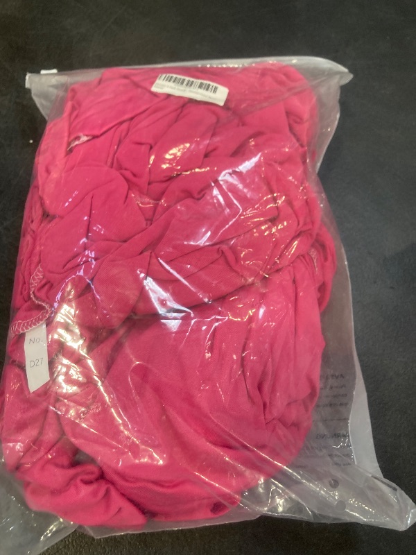 Photo 1 of Dimatic 4 Pack Dining Chair Covers, Stretch Spandex Removable Washable Protector Chair Slipcovers for Dining Room Kitchen Hotel (Rosy)