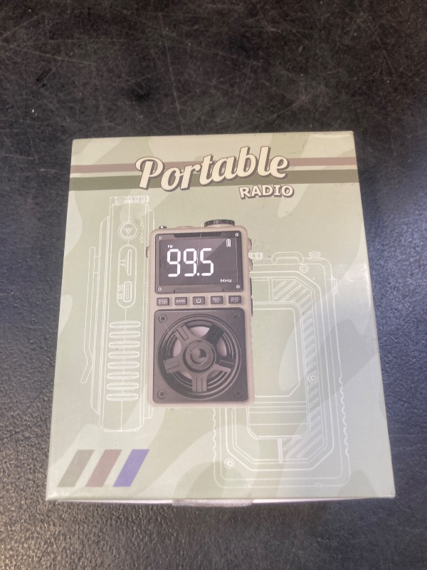 Photo 1 of Bluetooth AM FM Shortwave Radio with NOAA Weather Alert,1250mAh Rechargeable Portable Pocket Radio with Best Reception,5W Big Speaker, Digital Tuner and Earphone,Support SD Card and USB MP3 Player