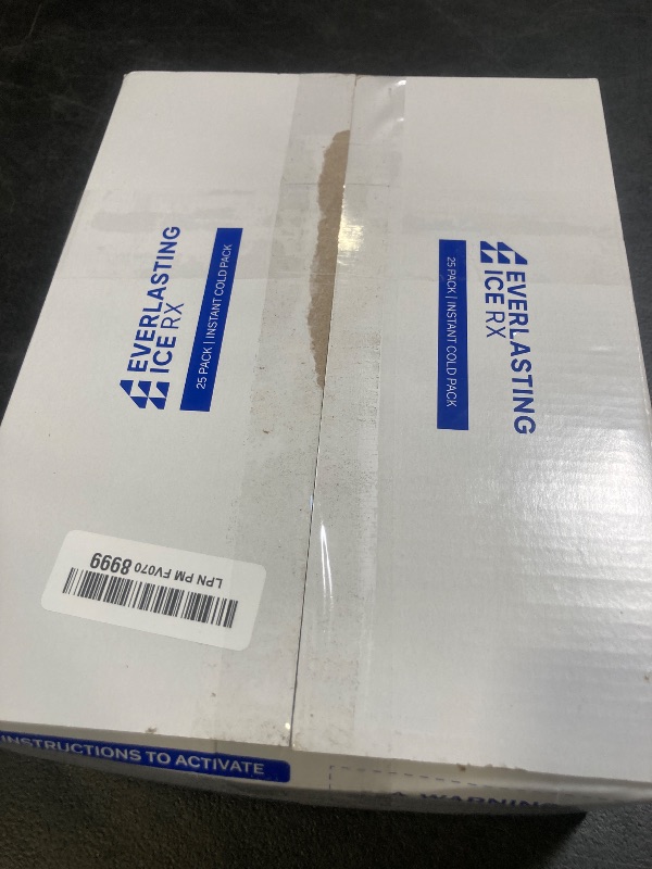 Photo 1 of 25 Pack - Instant Cold Packs - Instant Ice Packs for Injuries | Disposable Cold Compress Ice Pack for Pain Relief, Swelling, Inflammation, Sprains, Toothache - Cold Pack for Athletes