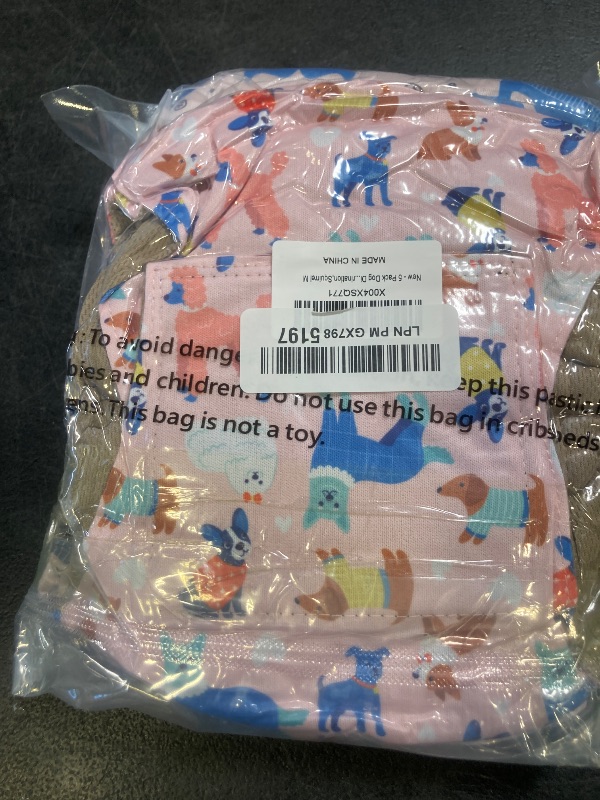 Photo 1 of 5 Pack Dog Diapers Male Reusable, Premium Belly Bands for Dogs, High Absorbing Male Dog Pee Wraps for Doggie in Incontinence or Excitable Urination,Squirrel M