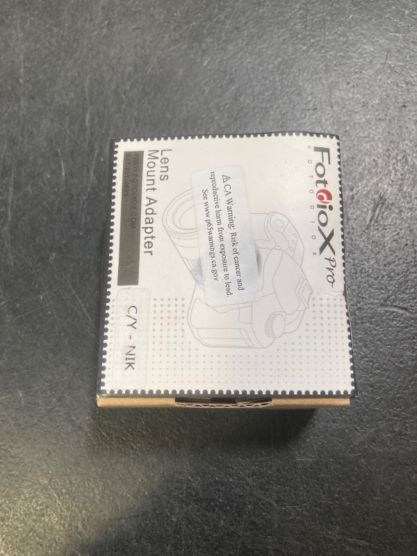 Photo 1 of Fotodiox Lens Mount Adapter - Contax/Yashica (C/Y CY) SLR Lens to Nikon Nikkor F Mount Digital Cameras, (cy-nikon)