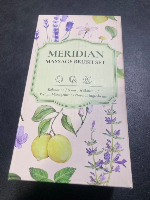 Photo 1 of 2 Pcs Meridian Brush, Dual-Use Body Brush for Deep Cleansing, Exfoliating, Firming & Lymphatic Drainage, Body Shaping and Muscle Relaxation, TPU SPA Massage Tool, A Thoughtful Gift for Her