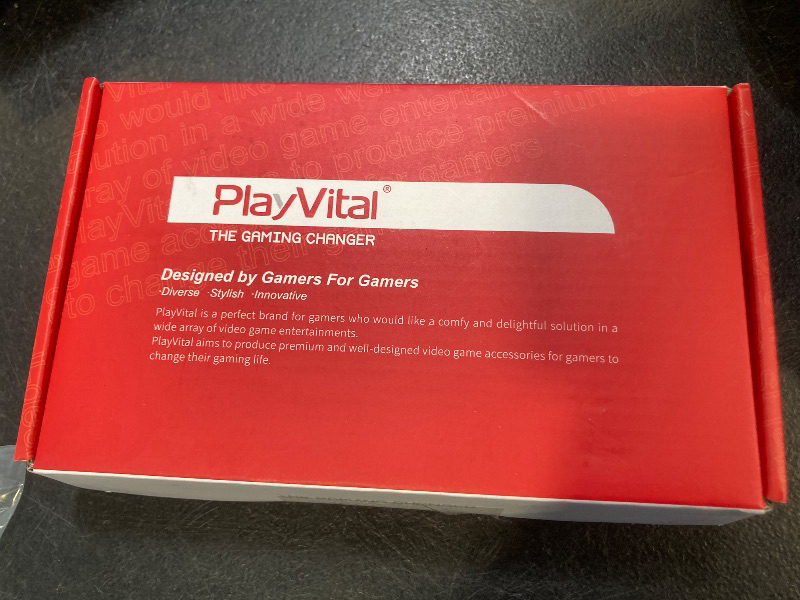 Photo 1 of eXtremeRate PlayVital Back Cover for Nintendo Switch Console, Handheld Controller Separable Protector Hard Shell for NS Joycon,Dockable Protective Case for Nintendo Switch - Black (NOT for Switch 2)