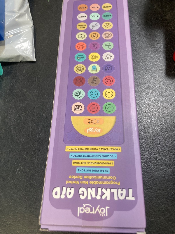 Photo 1 of AAC Device for Autism, Joyreal Non Verbal Communication Tools for Speech Therapy & Stroke Rehab. Autism Talking Aids with 6 Programmable Buttons & Adjustable Volume, Autism Toys for Kids and Adults