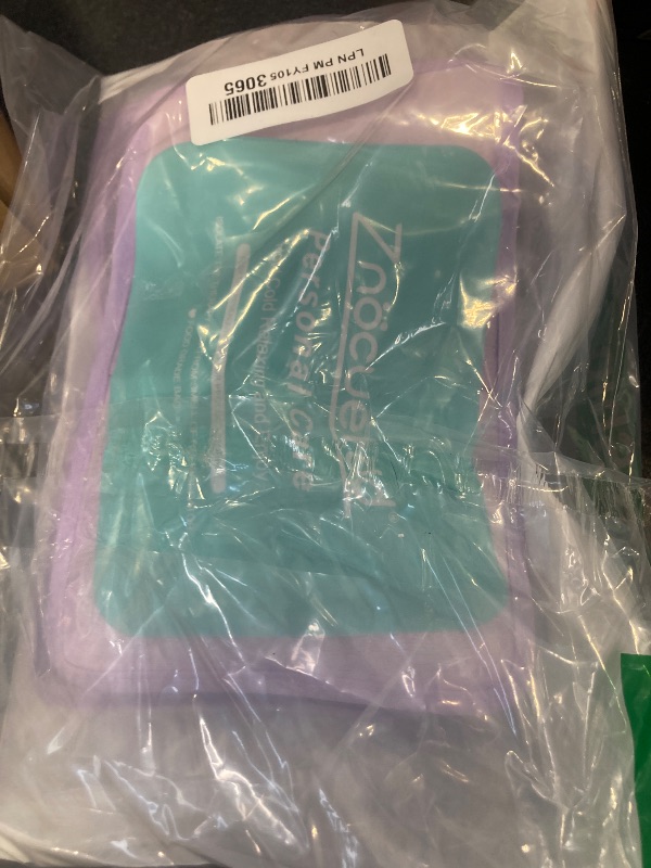 Photo 1 of Gel Ice Pack Ice Bag with Strap-Reusable Hot & Cold Pack Compress Therapy for Pain, Swelling,Injuries of Knee, Shoulder, Foot, Back, Ankle, Neck, Hip, Elbow, Wisdom Tooth(2Pack,Purple)